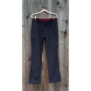 Eddie Bauer Women's Black Fleece Lined Pants Size 6 Outdoor Casual